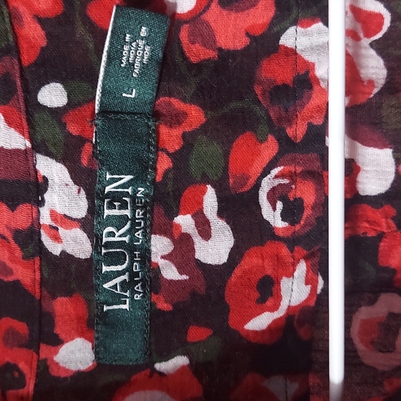 Ralph Lauren Woman's Button-down Blouse Large - Picture 2 of 2